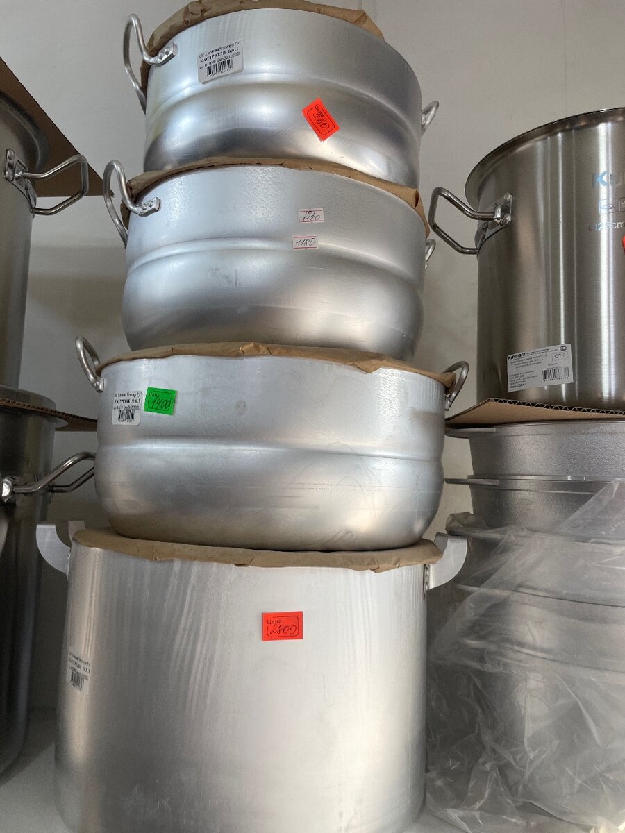 Мантышницы и большие кострюли