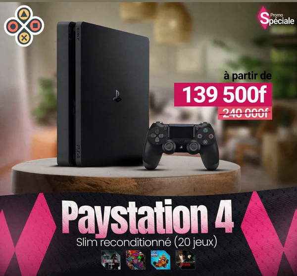 Playstation 4 Slim reconditionné