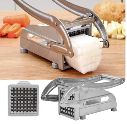 Chips Cutter, Vegetable Chopper and Potato Chipper Cut Machine, Kitchen Utensils for Potato Cutting