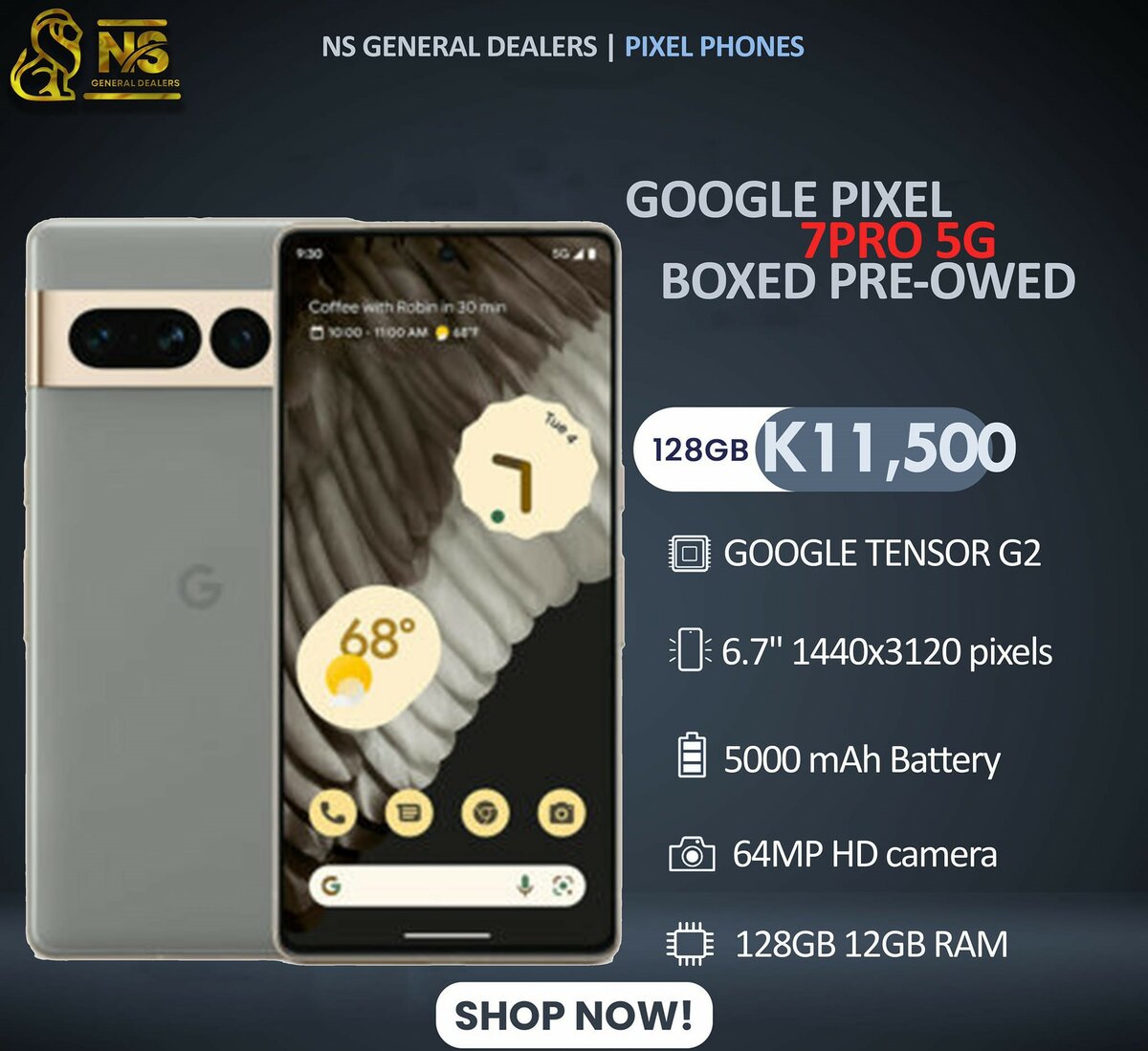 GOOGLE PIXEL7 PRO 5G