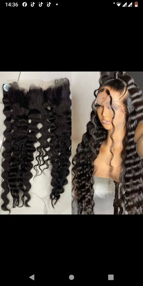 Perruque en dentelle tendance