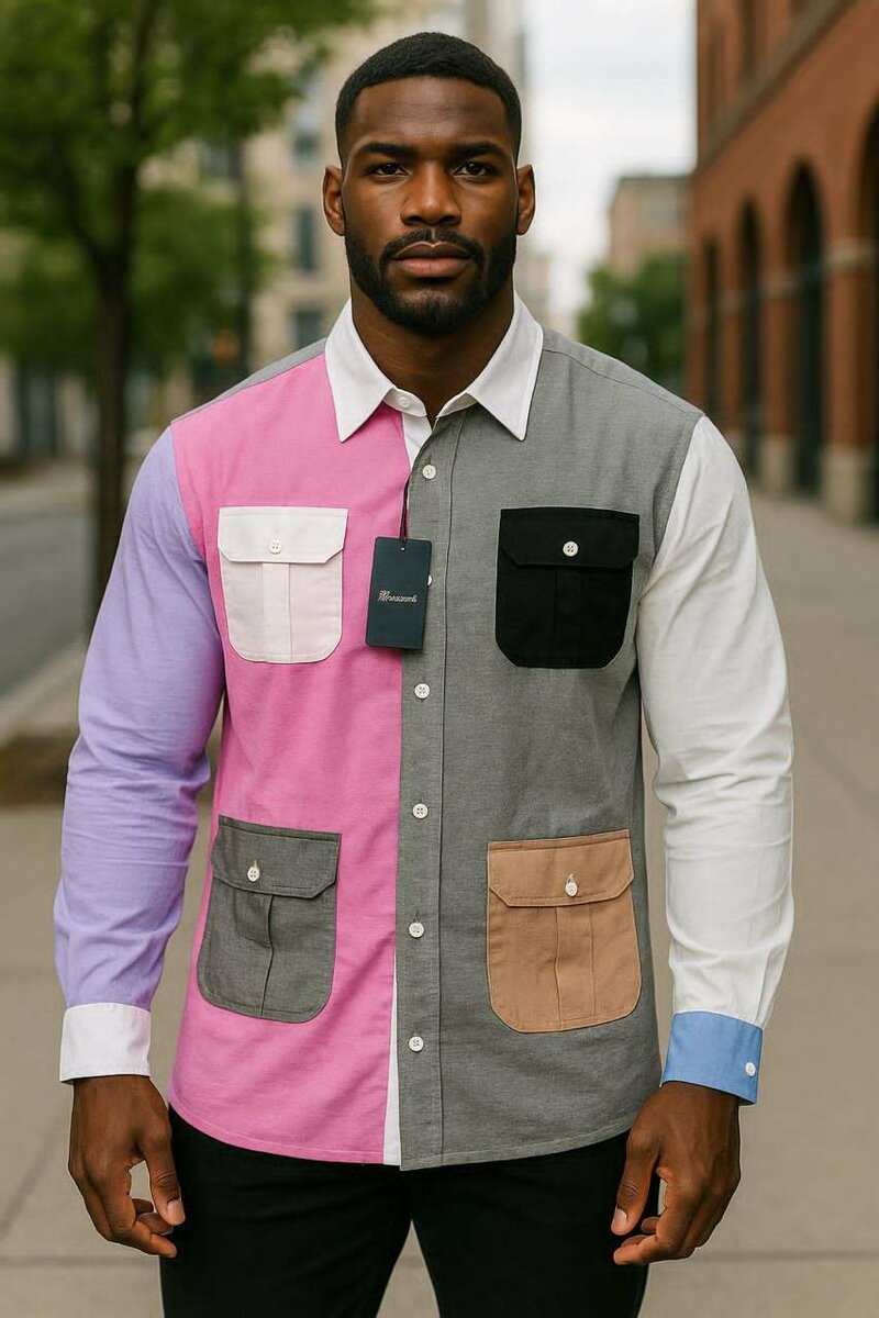 Chemise Patchwork pour Hommes