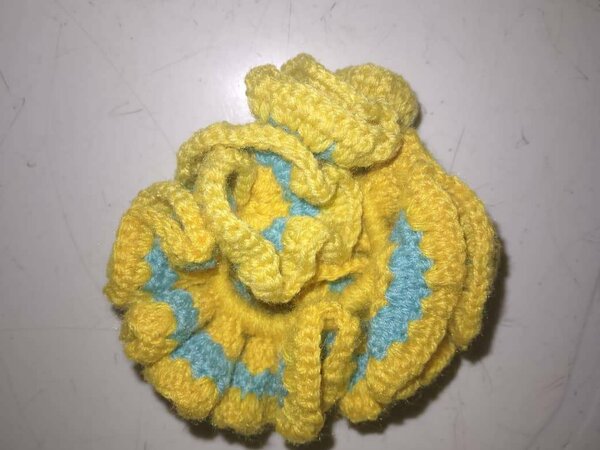 Lot de chouchous crochet colorés