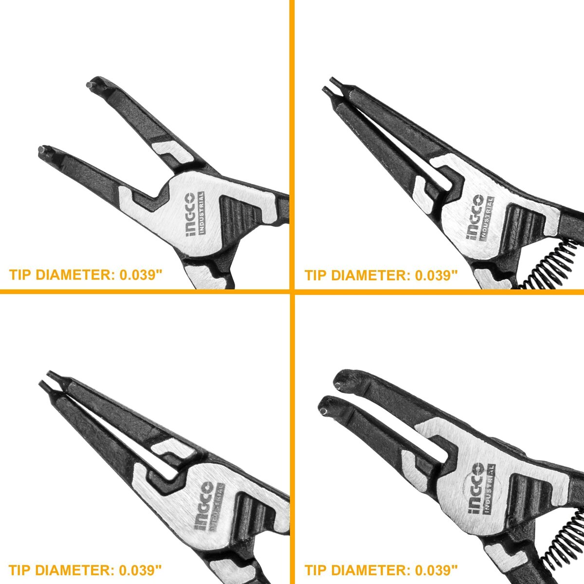 INGCO 125mm Pince Coupante en Acier Cr-V 4pcs