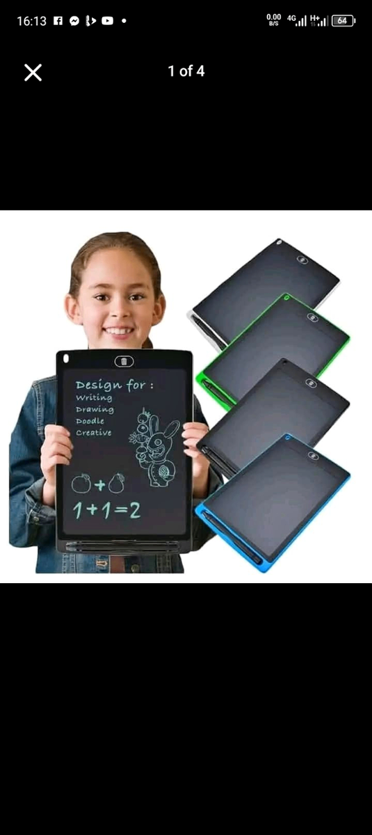 LCD screen for kids writting pads
