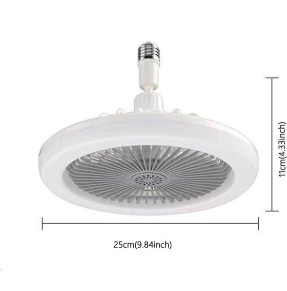 Ventilateur plafonnier LED avec télécommande