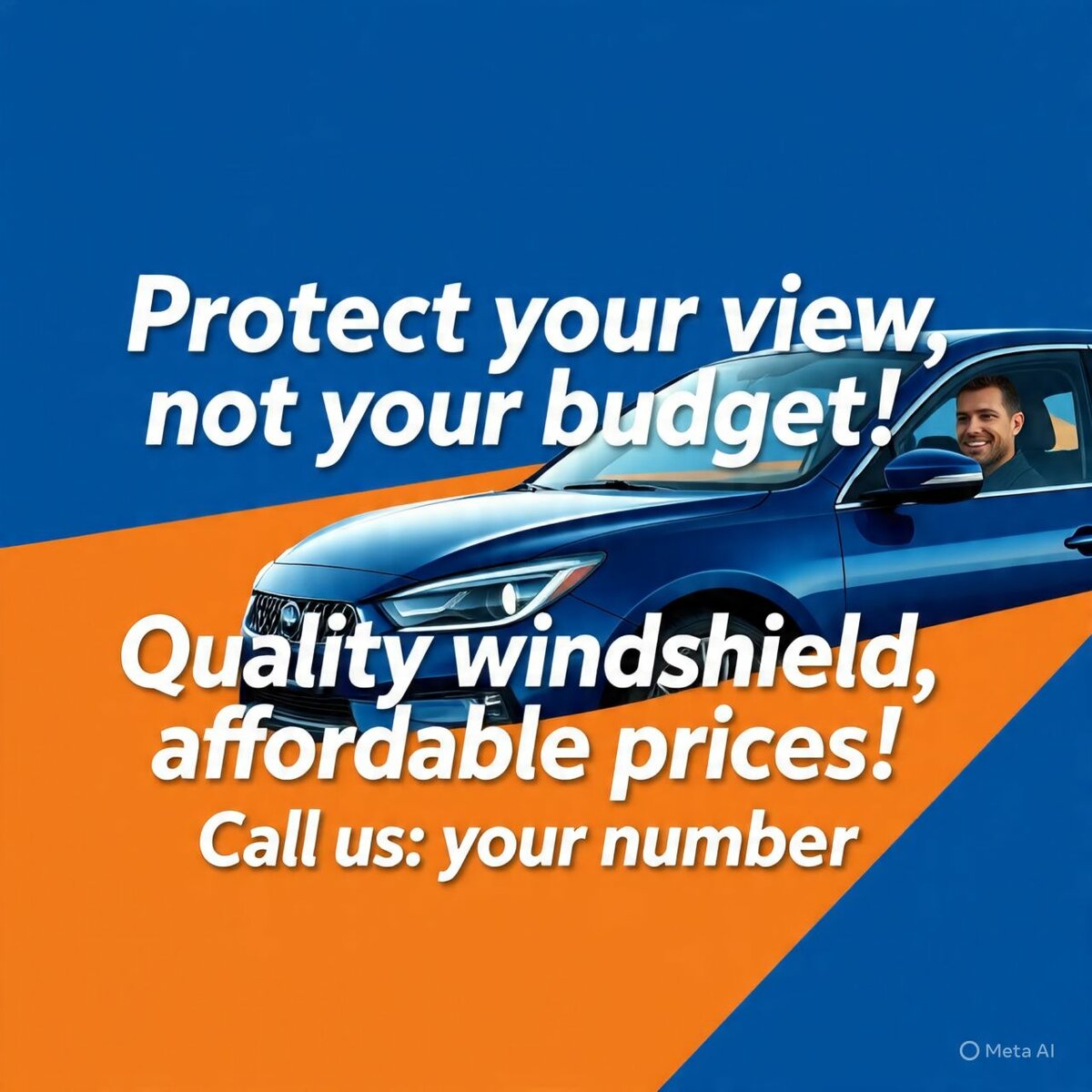 Pare-brise abordable et durable