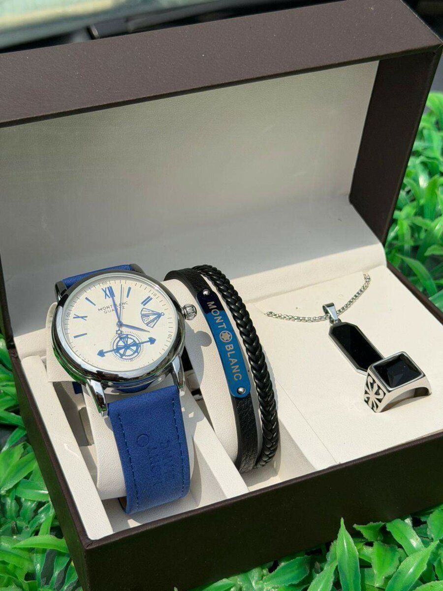 Ensemble Montre et Bijoux pour Homme Luxe