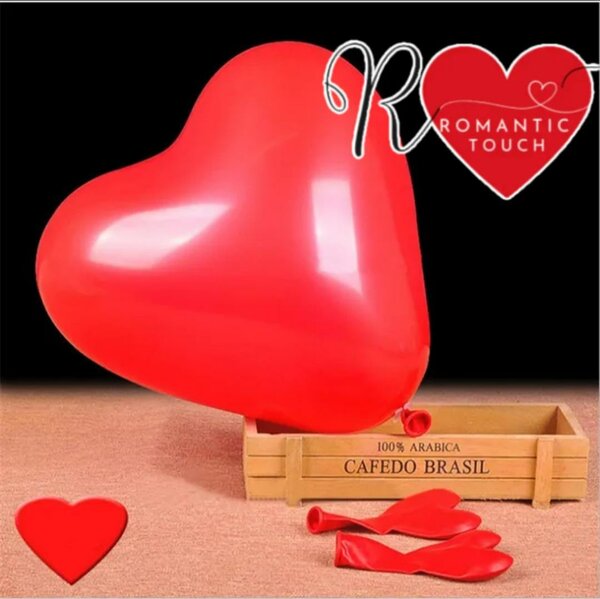 Ballons Cœur Rouge (25pcs)