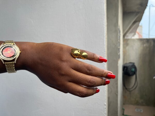 Bagues élégantes inoxydable