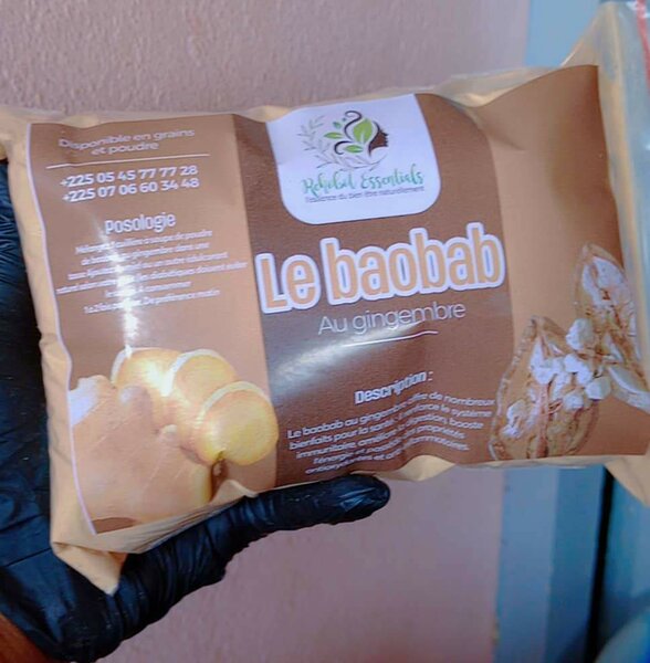 Poudre de Baobab au Gingembre