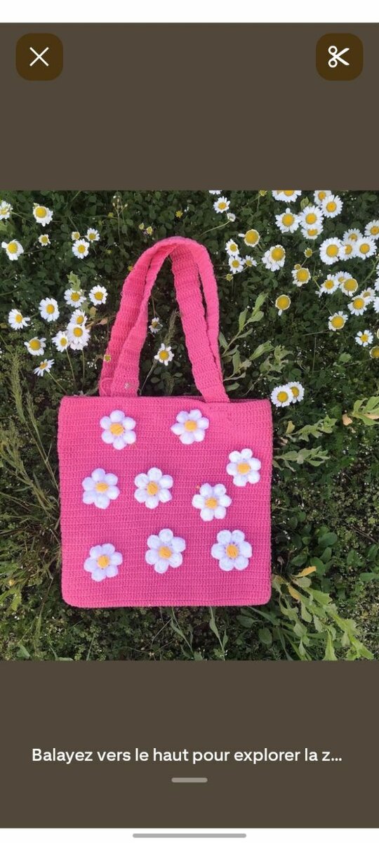 Tote bag au crochet