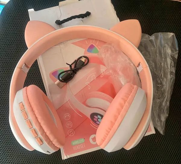 Casque Bluetooth Oreilles Chat