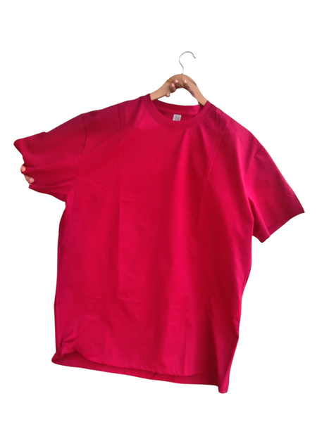 T-shirt unisexe rouge confortable
