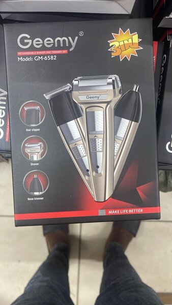 Geemy GM-6582 Tondeuse Homme 3 en 1
