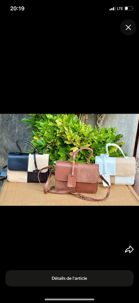 Sac bandoulière en cuir élégant