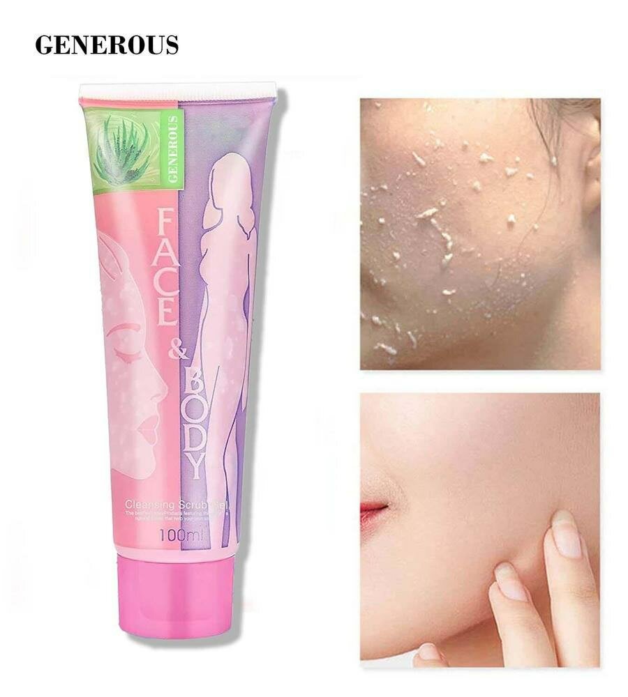 Skin brightening and cleaning scrub Gel