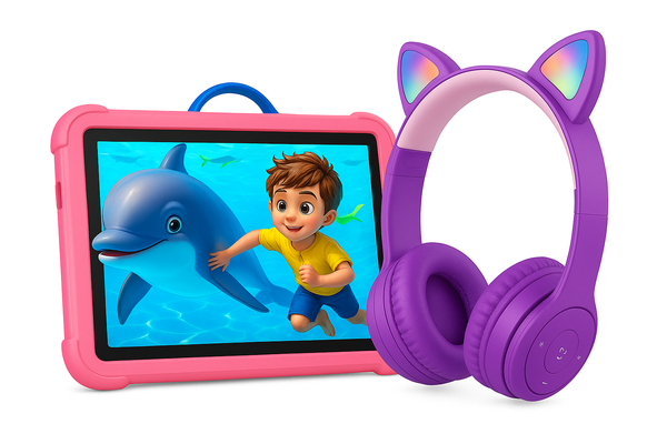 Tablette Enfant avec Casque