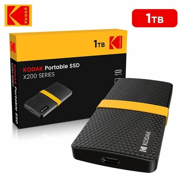 SSD Portable Kodak 1TB X200