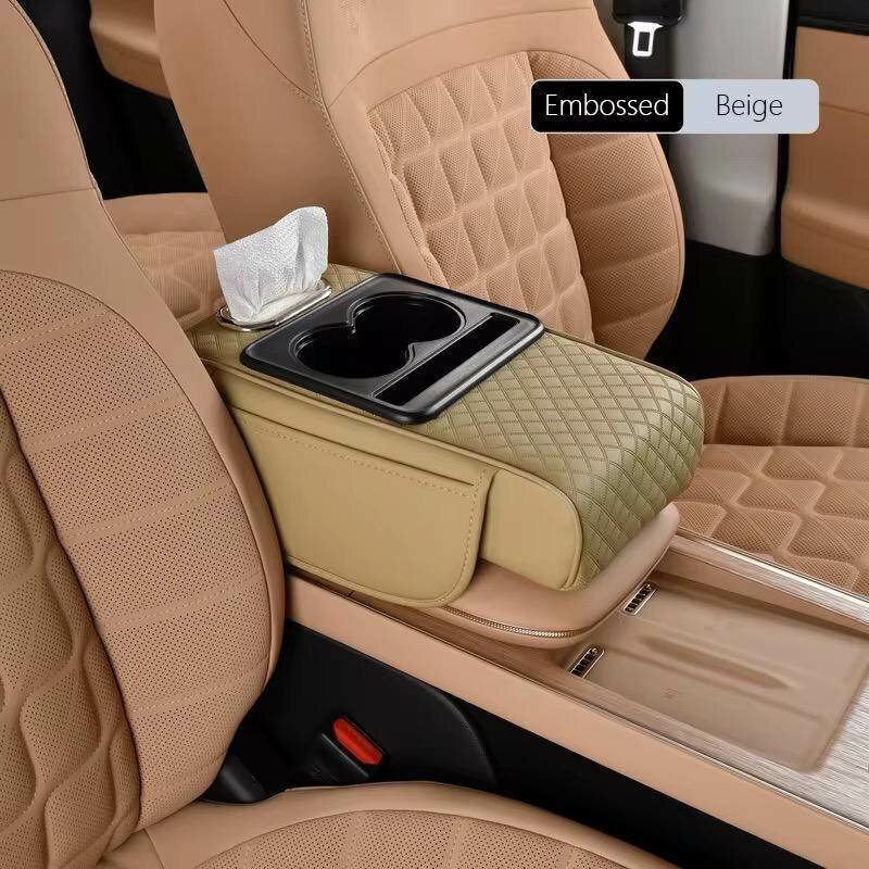 Accoudoir de voiture en cuir