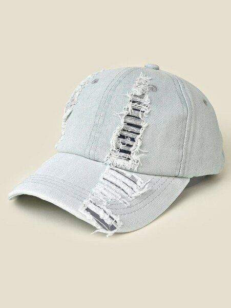 Casquette Baseball Déchirée Mode