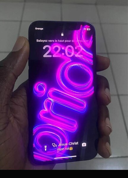 Smartphone Apple avec double caméra