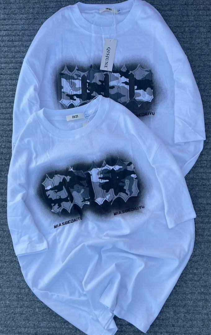 T-shirts en coton imprimé