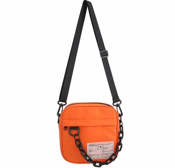 Sac bandoulière orange tendance