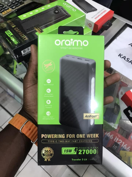 Original Oraimo power bank 27000mah