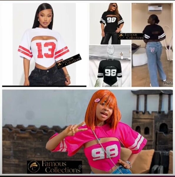 Crop Top Numéro Sportif