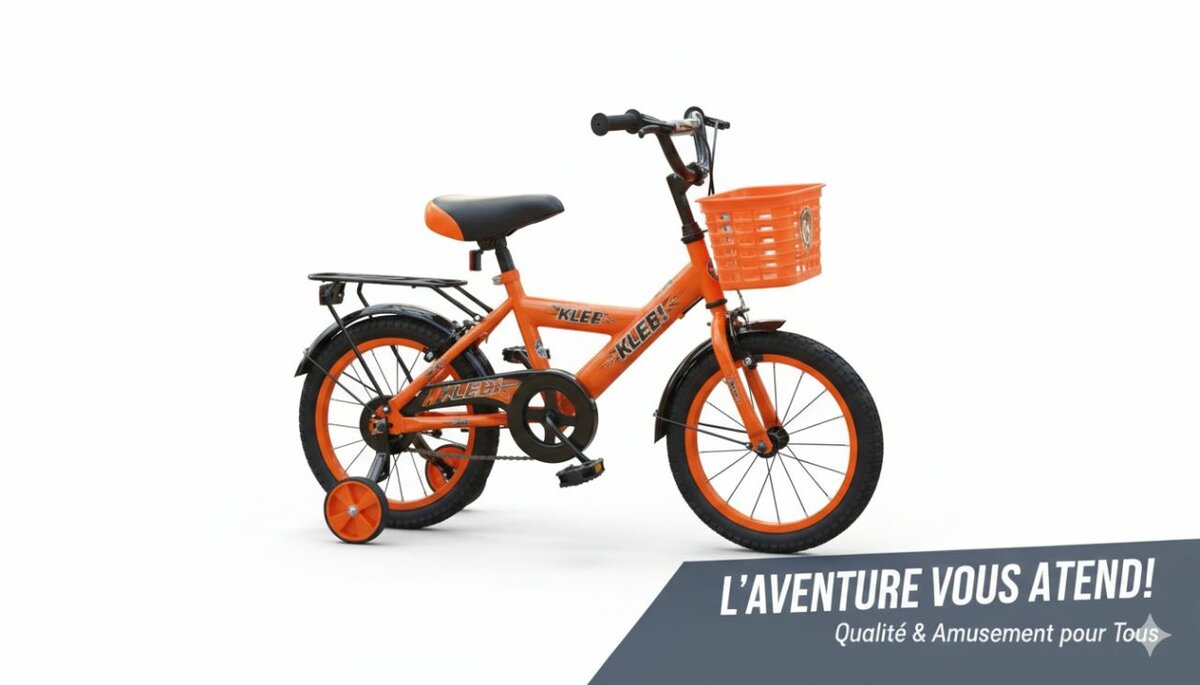 Vélo Enfant Orange 3-6 ans