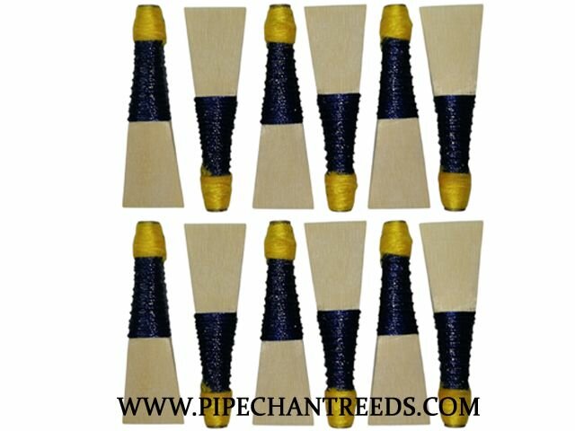 Pipe Chanter reeds made with Spanish Cane 12 reed