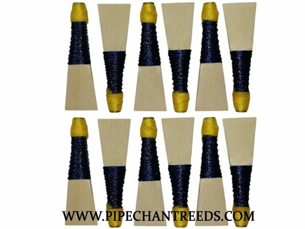 Pipe Chanter reeds made with Spanish Cane 12 reed