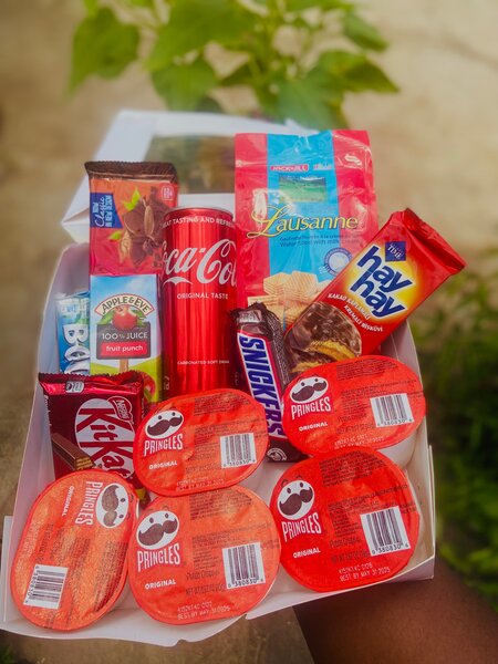 Gifts for him and her- snack boxes