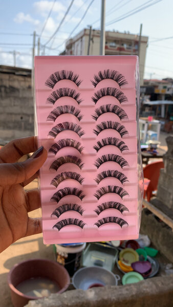 Lot de Faux Cils Volumineux