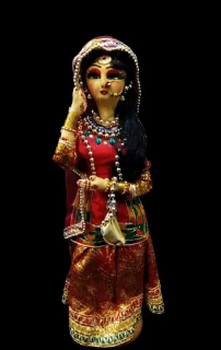 Handmade Dulhan Pakistani Traditional Doll.