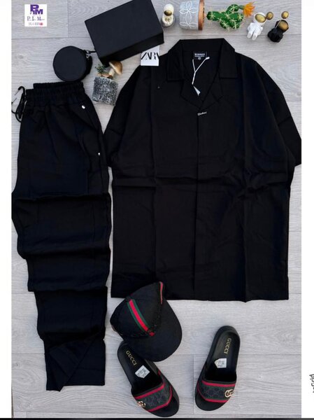 Ensemble décontracté noir homme