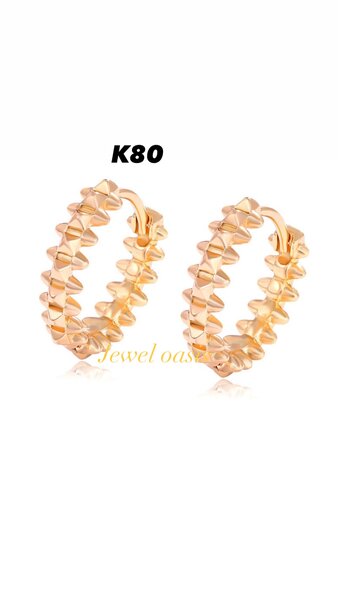 Gold earrings