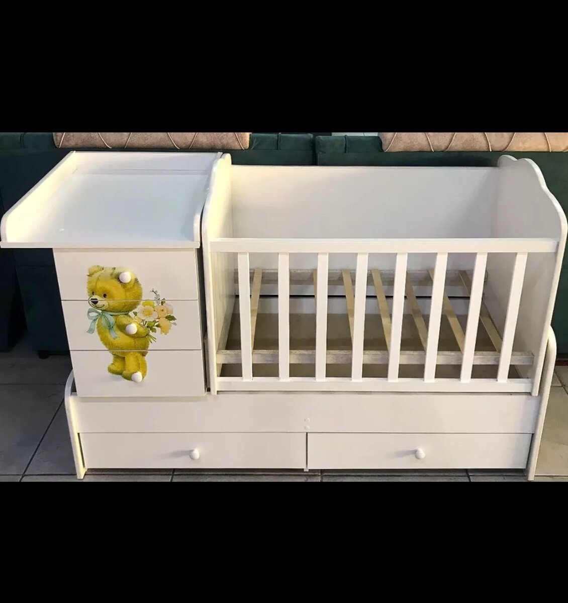 Детский манеж с матрасом