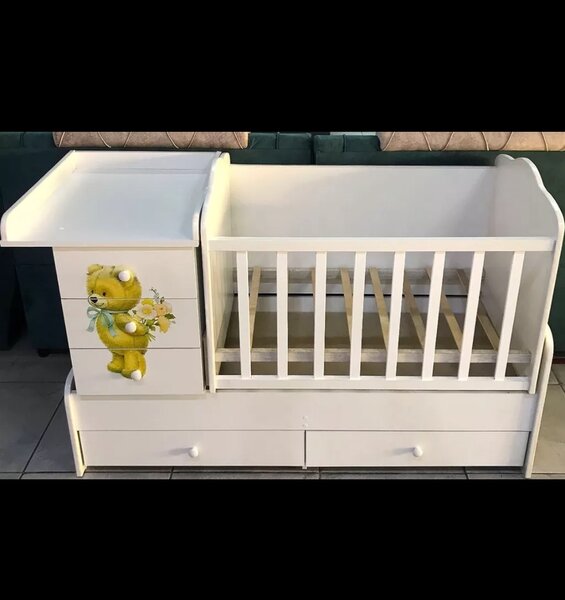 Детский манеж с матрасом