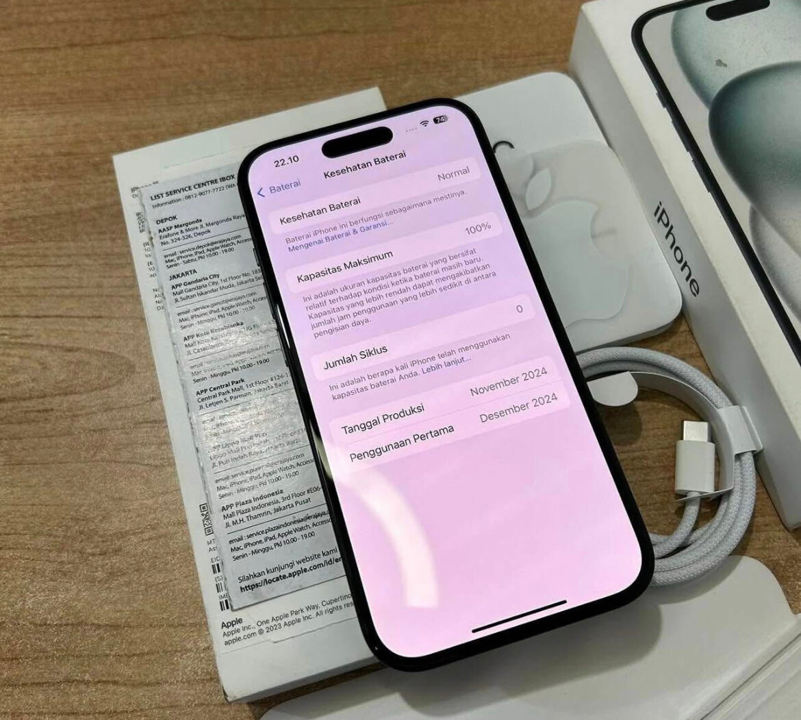 iPhone 15 simple 128 Go