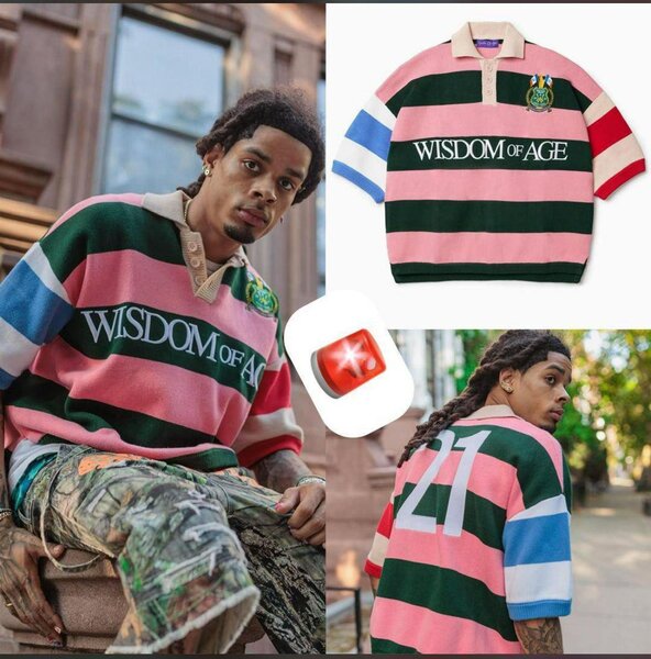 Polo à Rayures Homme