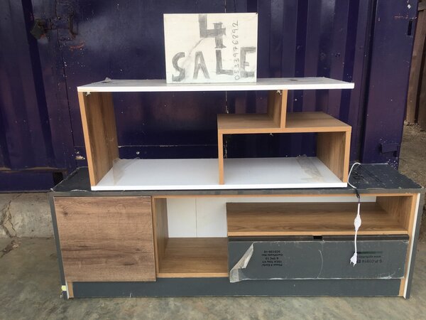 Led tv stand and a center table