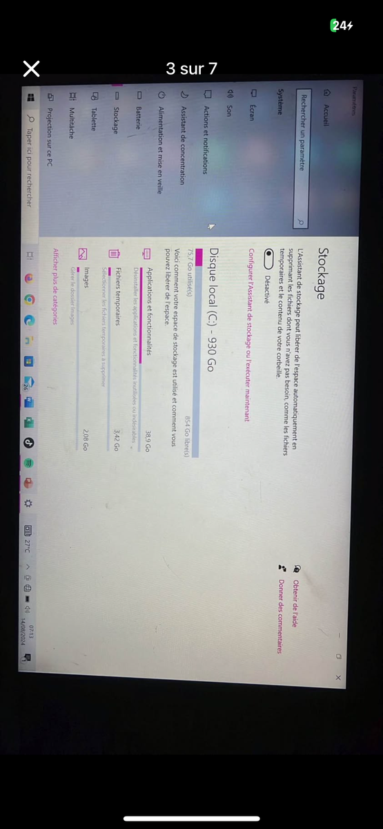 Ordinateur Portable HP 15"