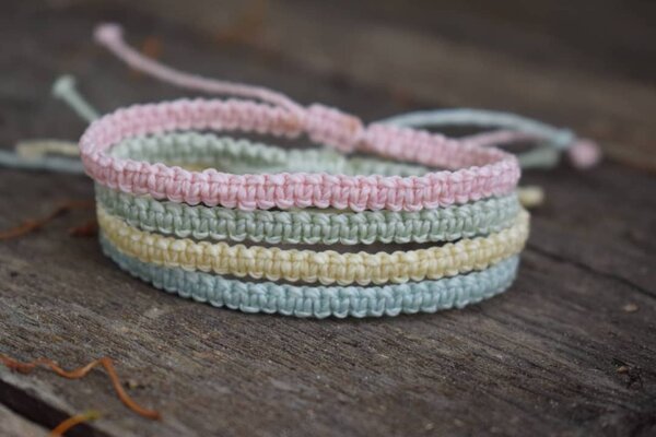 Bracelets Macramé personnalisé
