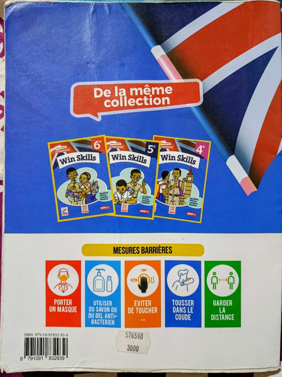 Cahier d'exercices Anglais 3e