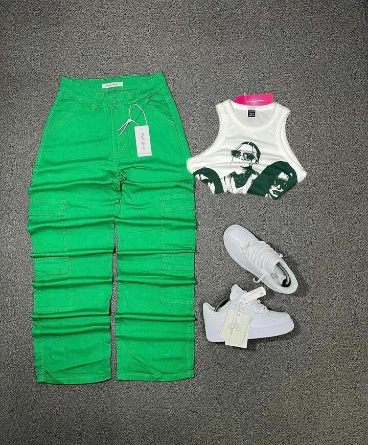 Girl top and down and all