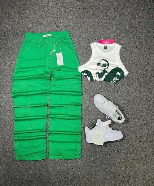 Girl top and down and all