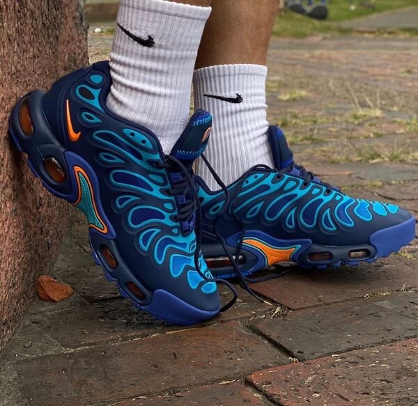 Baskets Air Max Bleu Orange