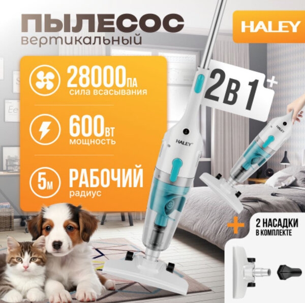 Aspirateur vertical HALEY 2 en 1